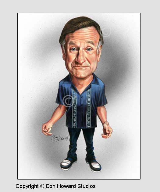 Comedian Robin Williams