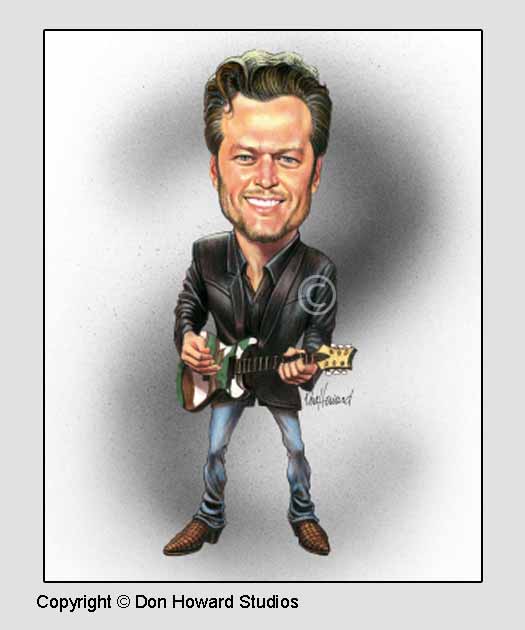 Blake Shelton Print