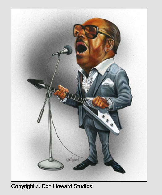 Albert King Blues Print Blues Singer Albert King