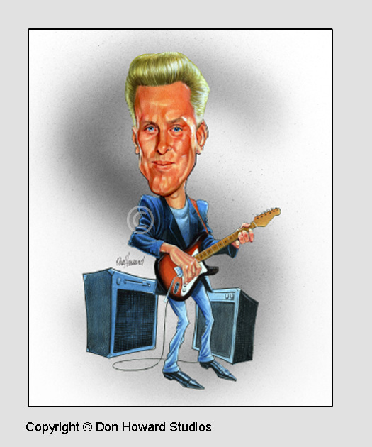 Anson Funderburgh Art Print Blues Singer Anson Funderburgh