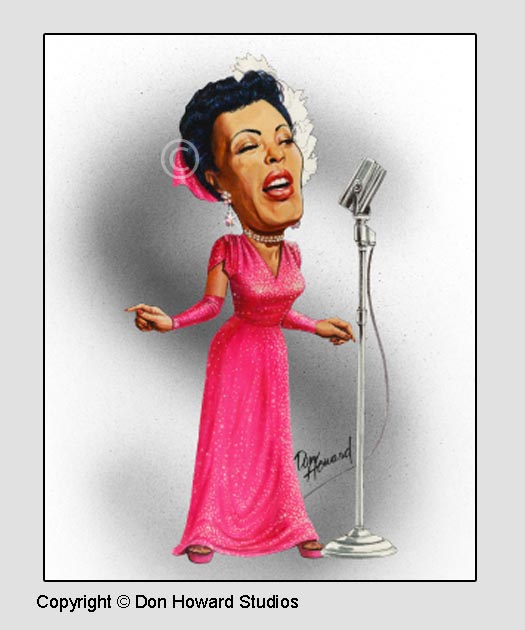 Billie Holiday Art Print Blues Singer Billie Holiday