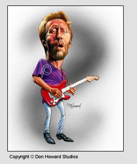 Eric Clapton Blues Print Blues Singer Eric Clapton