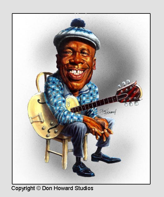 John Lee Hooker Art Print Blues Singer John Lee Hooker