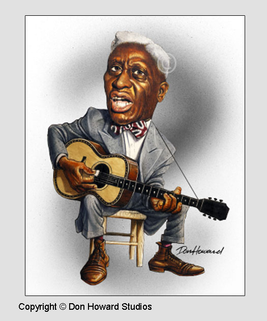Lead Belly Blues Art Print Blues Singer Lead Belly