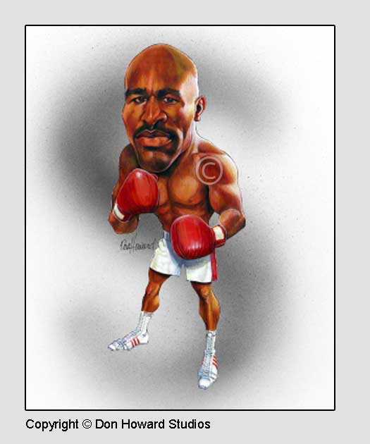 Evander Holyfield Art Print Evander Holyfield 8x10 Color Print