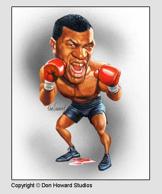 Mike Tyson Art Print Mike Tyson 8x10 Color Print