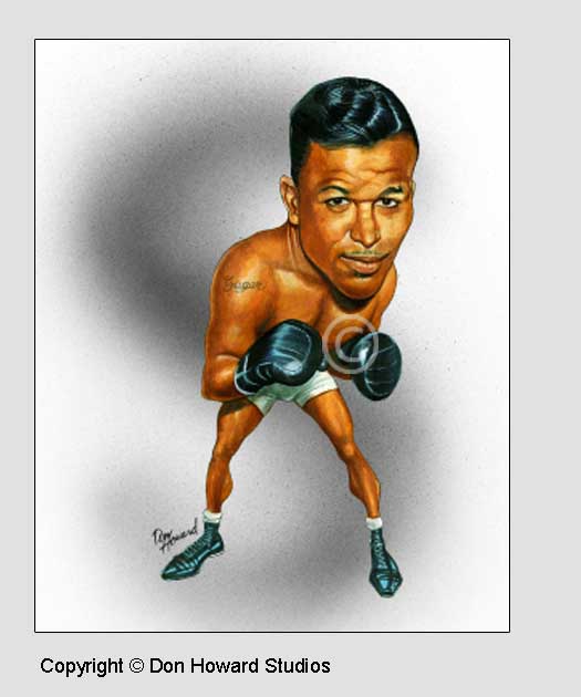 Sugar Ray Robinson Art Print Sugar Ray Robinson 8x10 Color Print