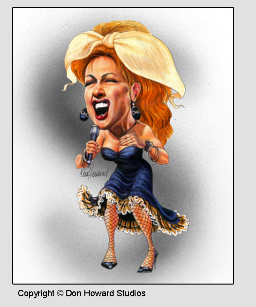Don Howard Cyndi Lauper Print