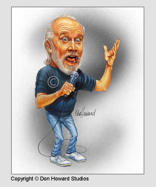 Comedian George Carlin