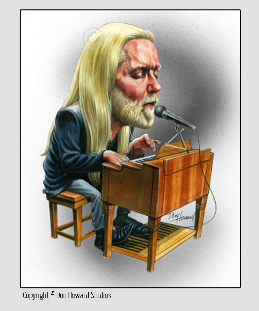 Greg Allman Caricature