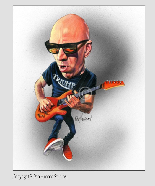 Joe Satriani Art Print
