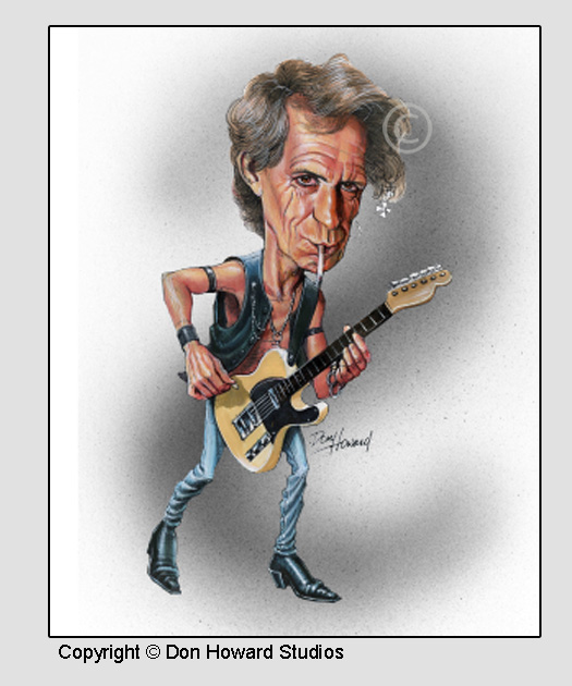 Keith Richards Art Print