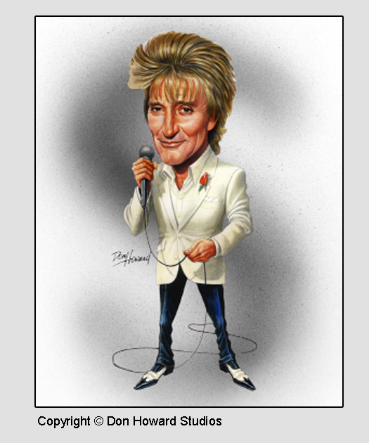 Rod Stewart Art Pring