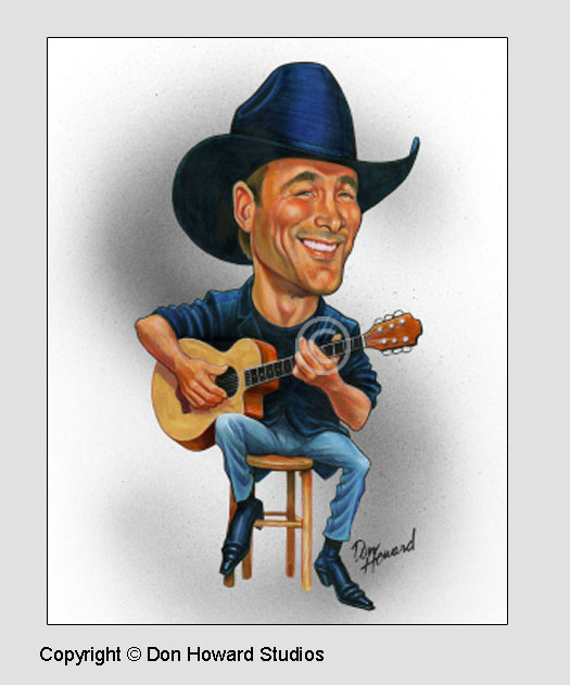 Clint Black Art Poster
