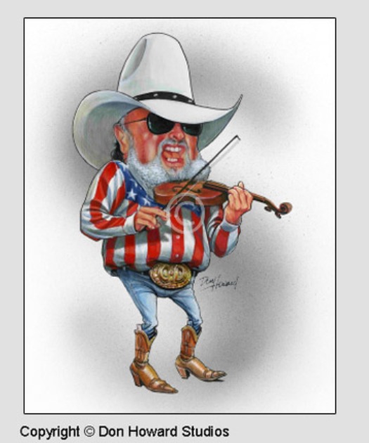 Charlie Daniels Art Print