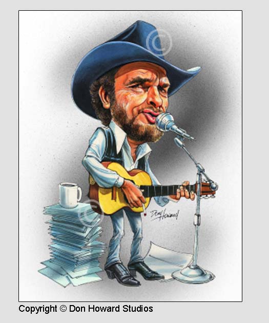 Merle Haggard Art Print
