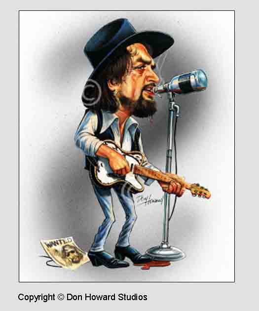 Waylon Jennings Poster