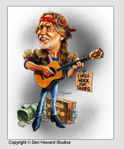 Willie Nelson Art Print