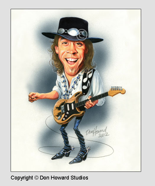 Stevie Ray Vaughan Blues Singer Stevie Ray Vaughan