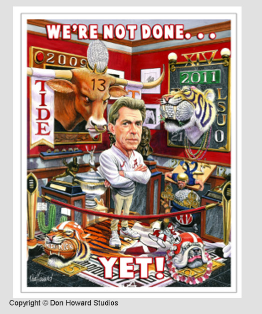 Alabama Sabin Not Done Yet Alabama Sports Poster