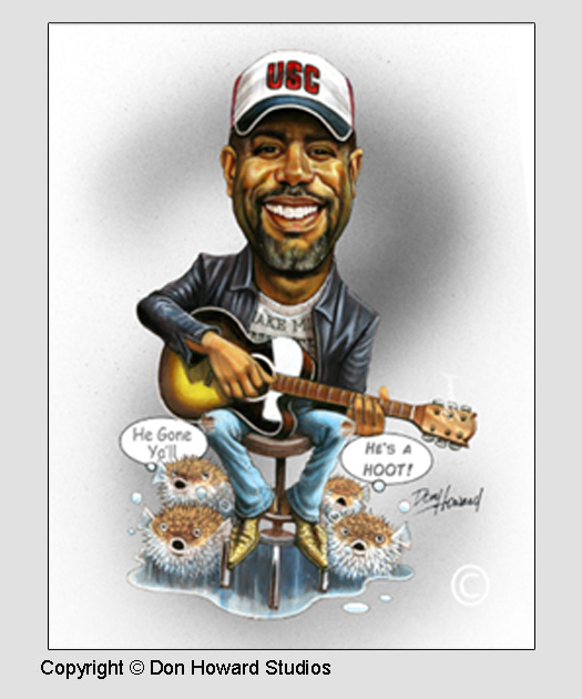 Darius Rucker 8x10 Color Print