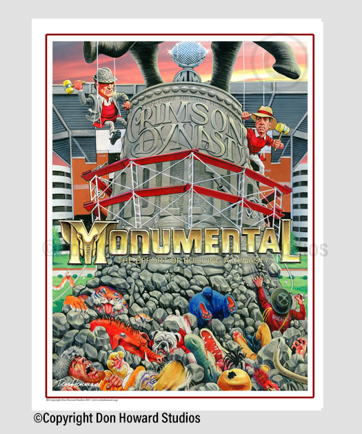 Monumental AL Sports Poster Crimson Dynasty AL Sports Poster
